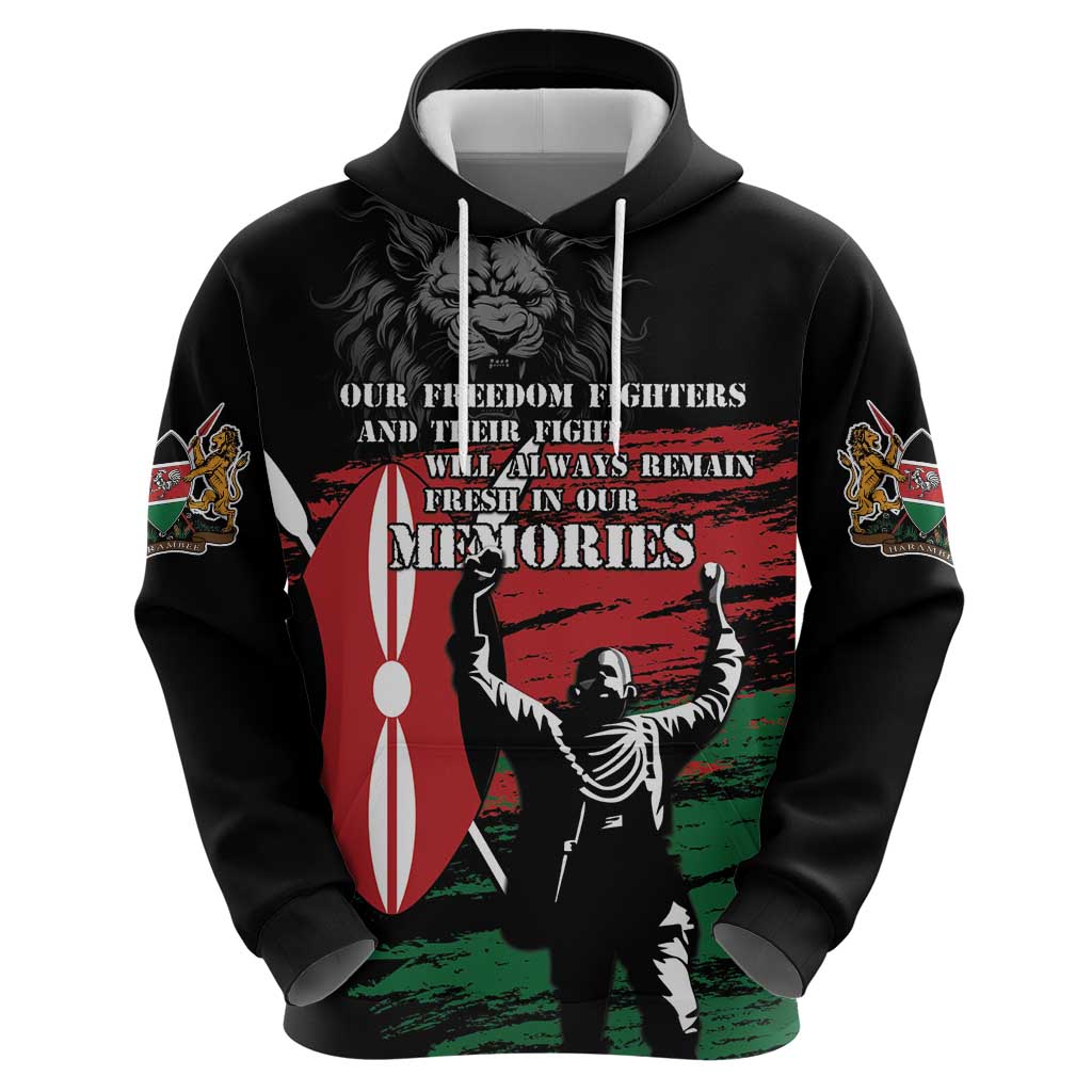 Happy Kenya Mashujaa Day Hoodie Honour Our Heroes, Heroines LT05
