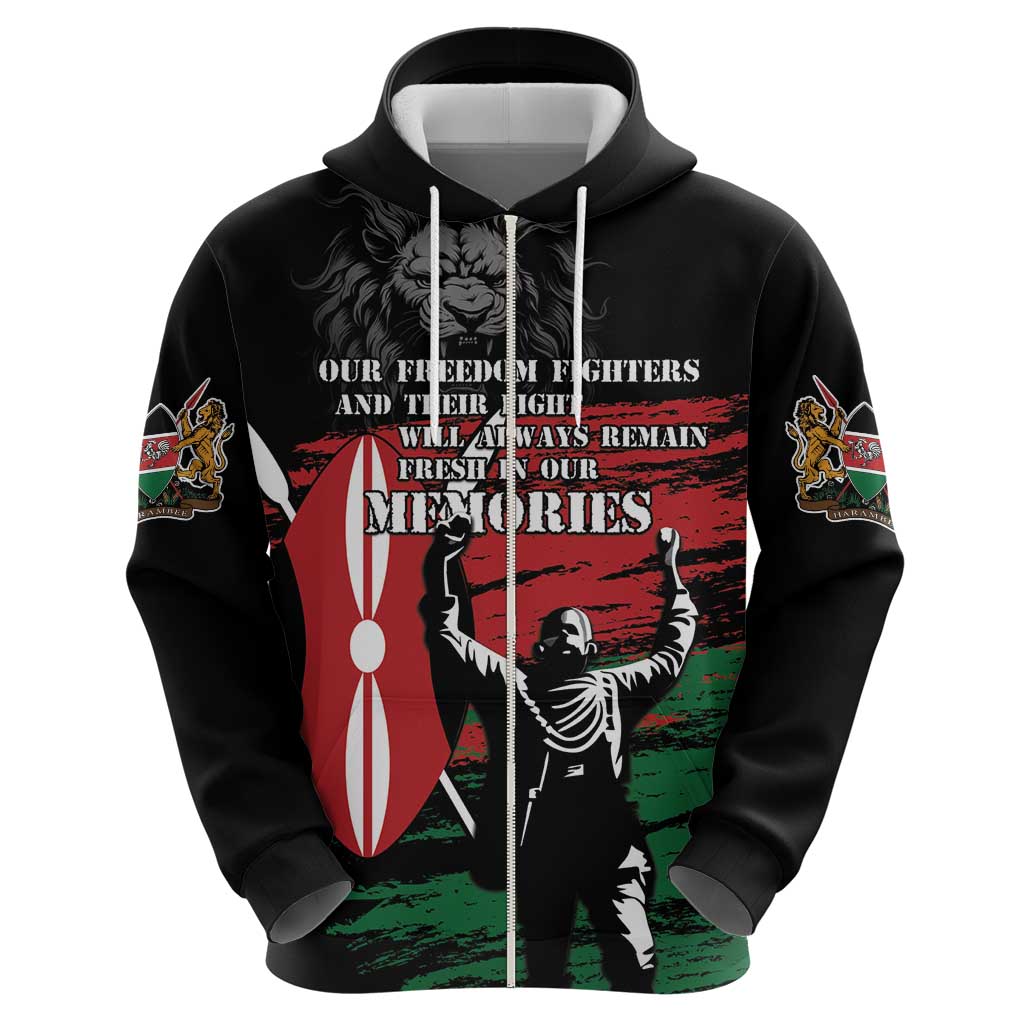 Happy Kenya Mashujaa Day Hoodie Honour Our Heroes, Heroines LT05