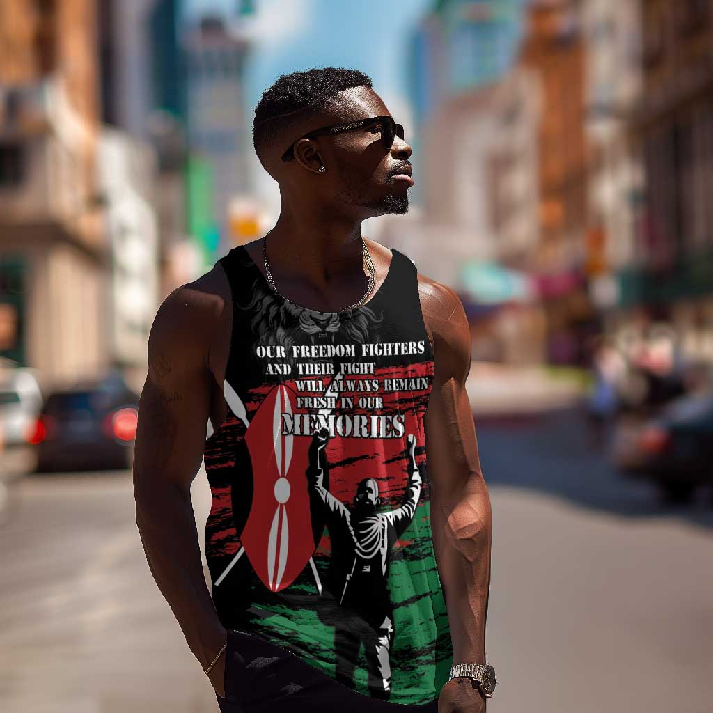 Happy Kenya Mashujaa Day Men Tank Top Honour Our Heroes, Heroines LT05