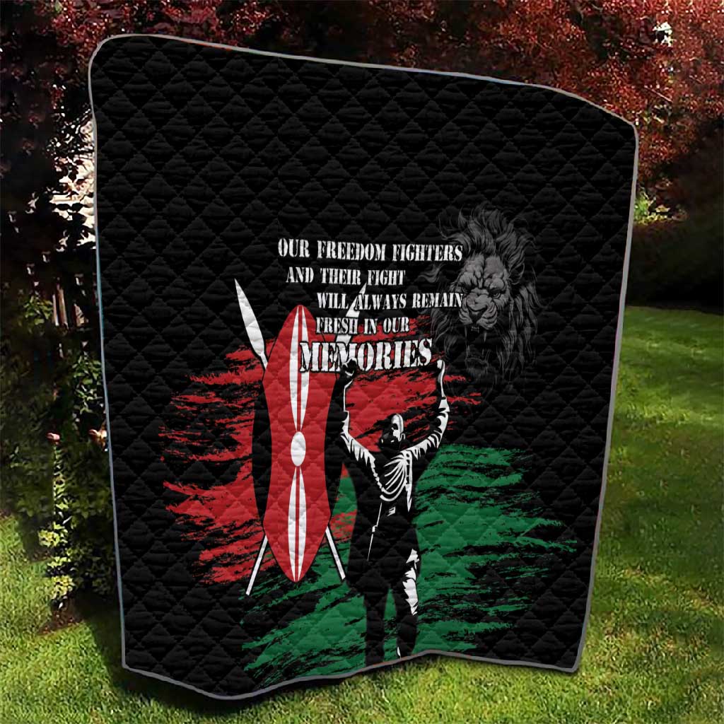 Happy Kenya Mashujaa Day Quilt Honour Our Heroes, Heroines LT05