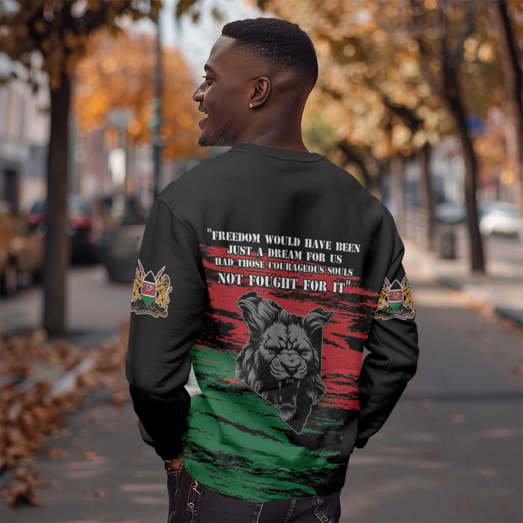 Happy Kenya Mashujaa Day Sweatshirt Honour Our Heroes, Heroines LT05