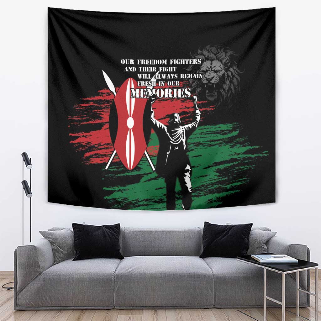Happy Kenya Mashujaa Day Tapestry Honour Our Heroes, Heroines LT05