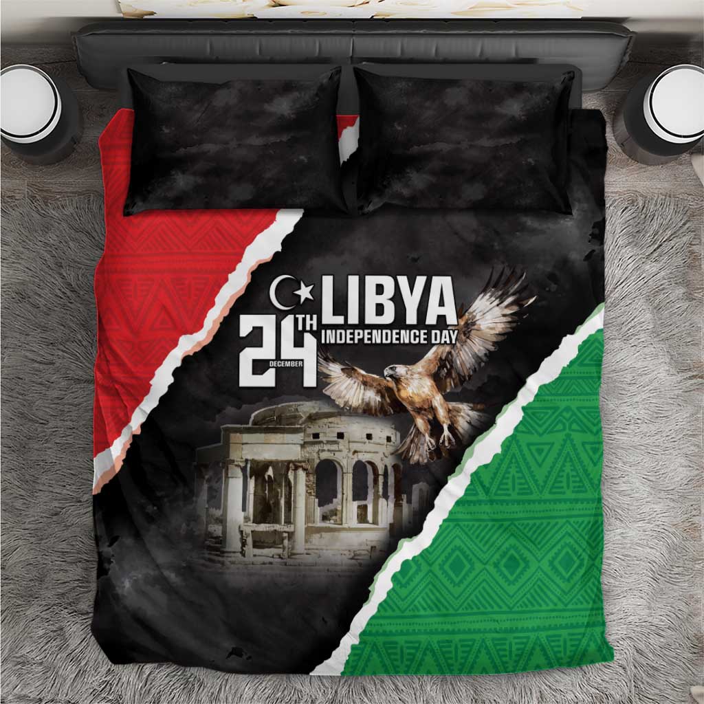 Happy Libya Independence Day Bedding Set Libya In My Heart LT05