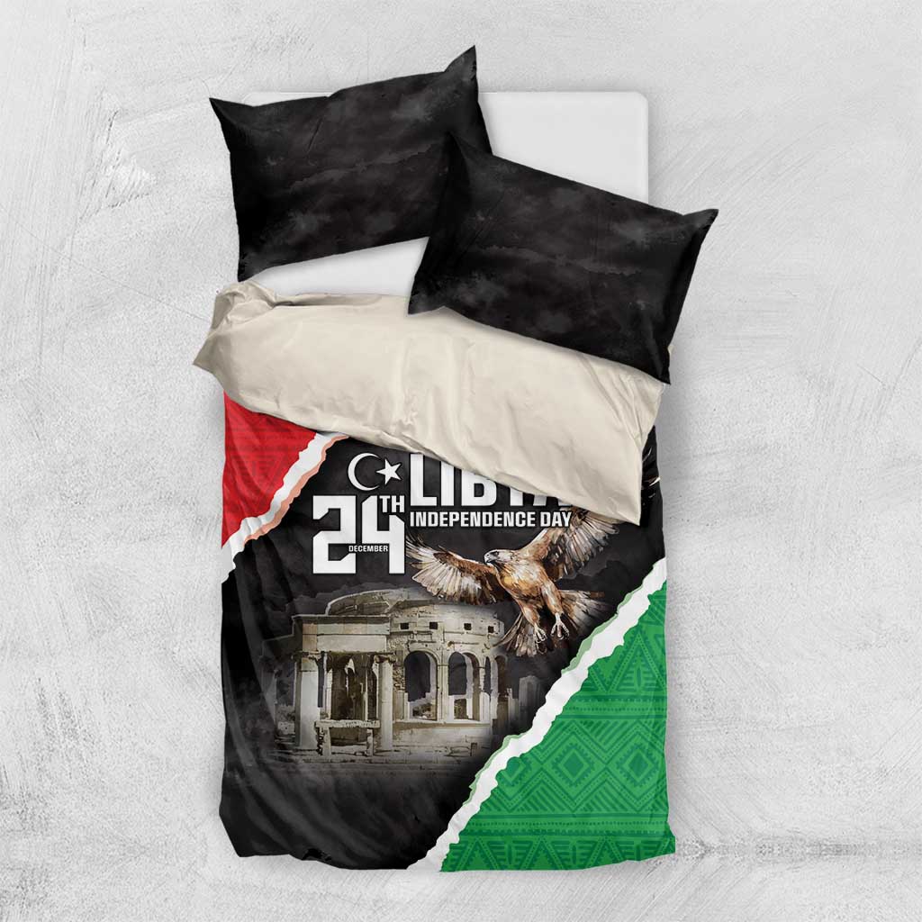 Happy Libya Independence Day Bedding Set Libya In My Heart LT05