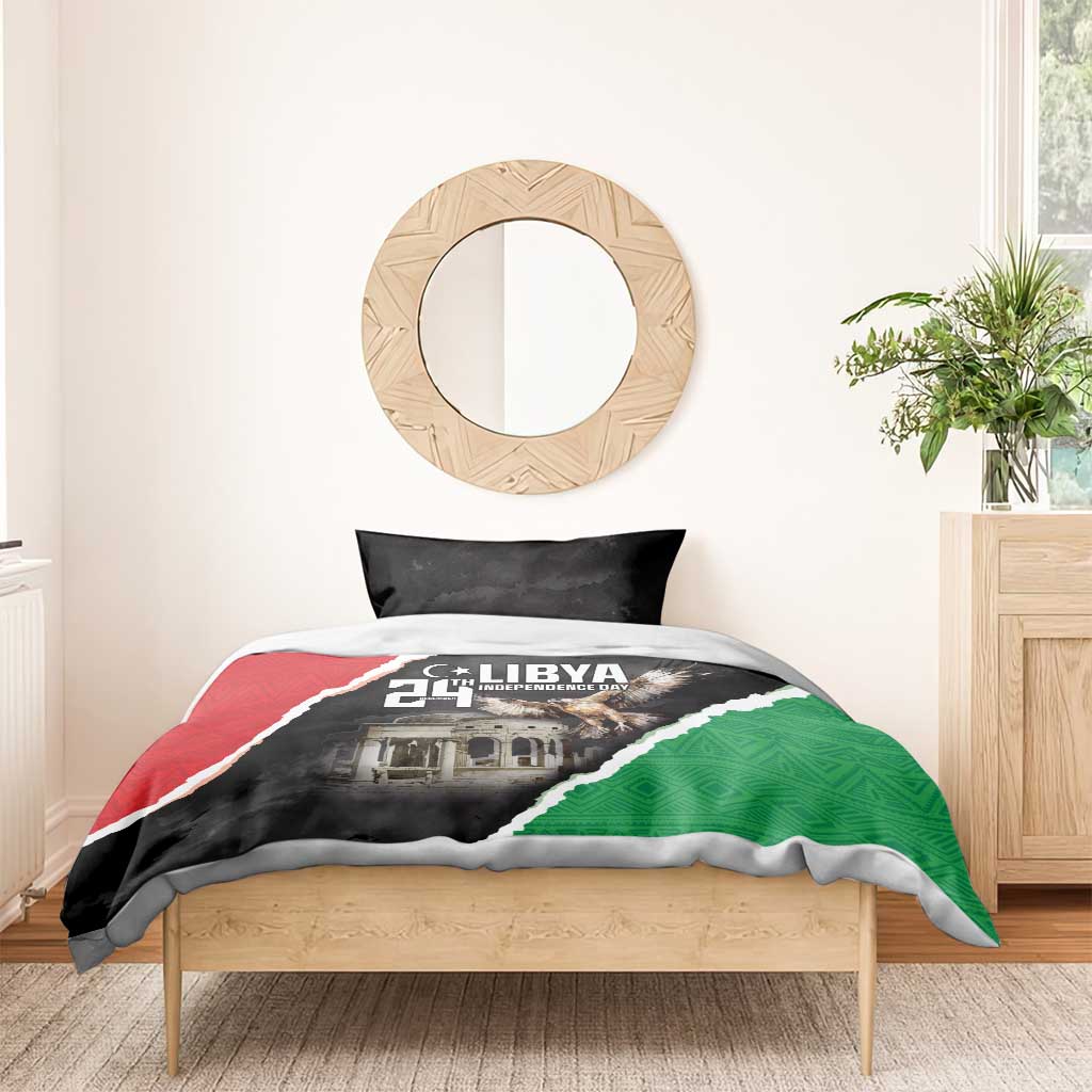 Happy Libya Independence Day Bedding Set Libya In My Heart LT05