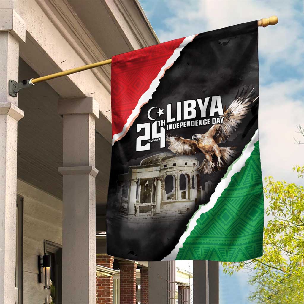 Happy Libya Independence Day Garden Flag Libya In My Heart LT05