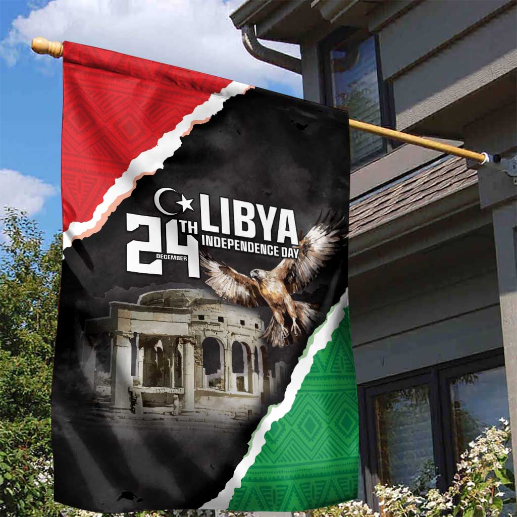 Happy Libya Independence Day Garden Flag Libya In My Heart LT05