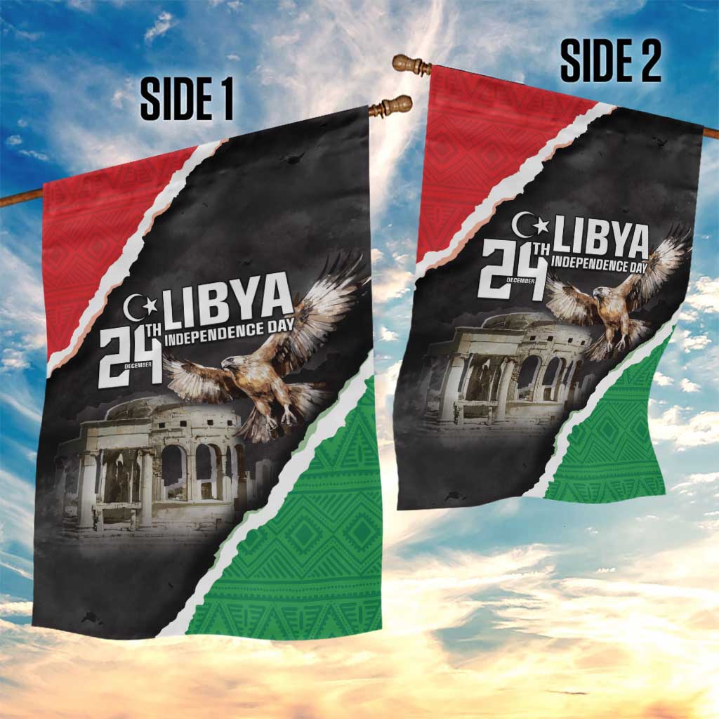 Happy Libya Independence Day Garden Flag Libya In My Heart LT05