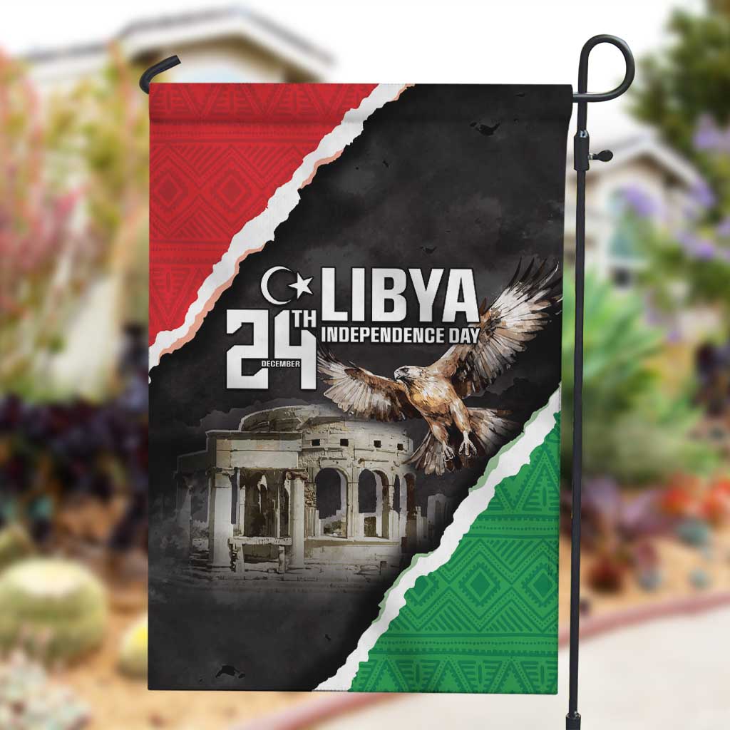 Happy Libya Independence Day Garden Flag Libya In My Heart LT05