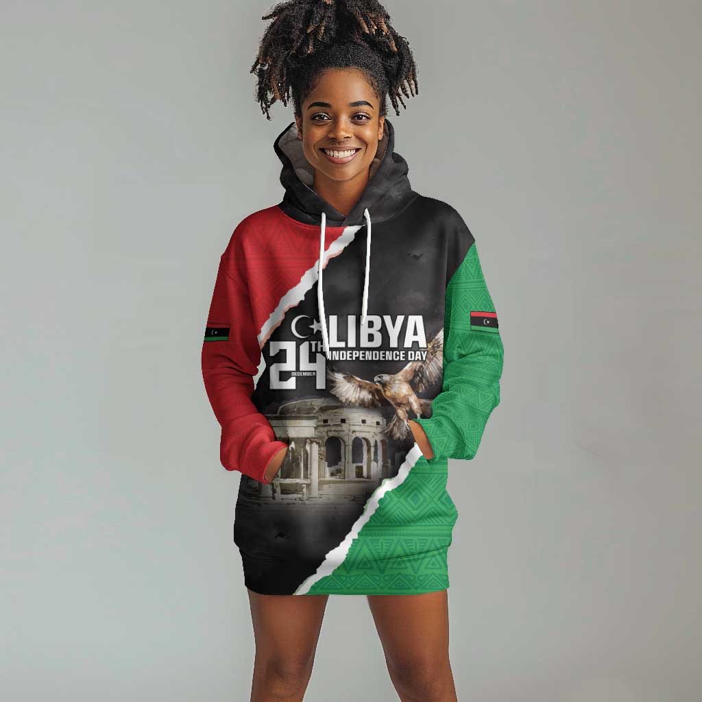Happy Libya Independence Day Hoodie Dress Libya In My Heart LT05