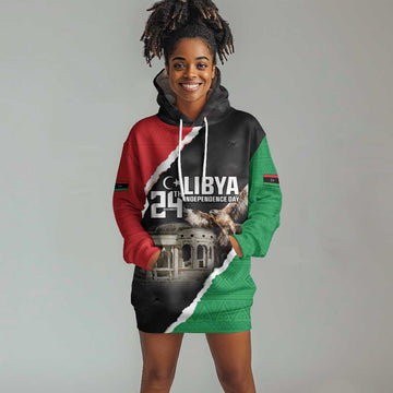 Happy Libya Independence Day Hoodie Dress Libya In My Heart LT05