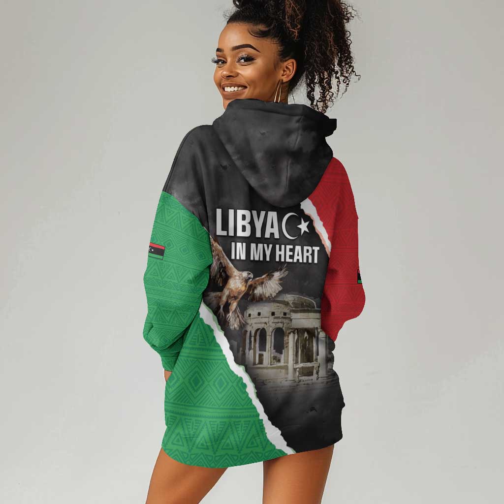 Happy Libya Independence Day Hoodie Dress Libya In My Heart LT05