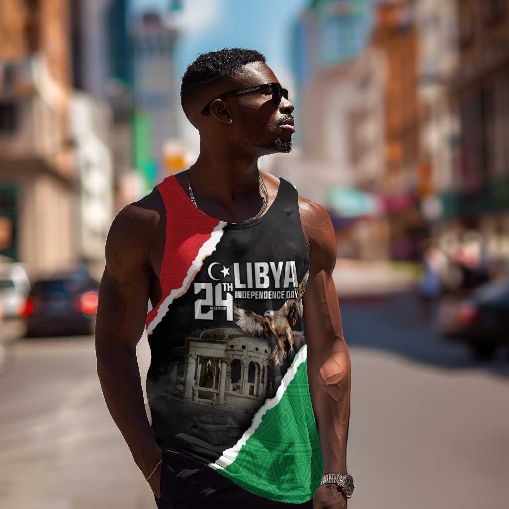 Happy Libya Independence Day Men Tank Top Libya In My Heart LT05