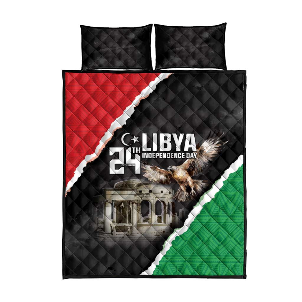Happy Libya Independence Day Quilt Bed Set Libya In My Heart LT05
