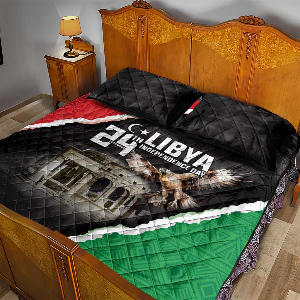 Happy Libya Independence Day Quilt Bed Set Libya In My Heart LT05