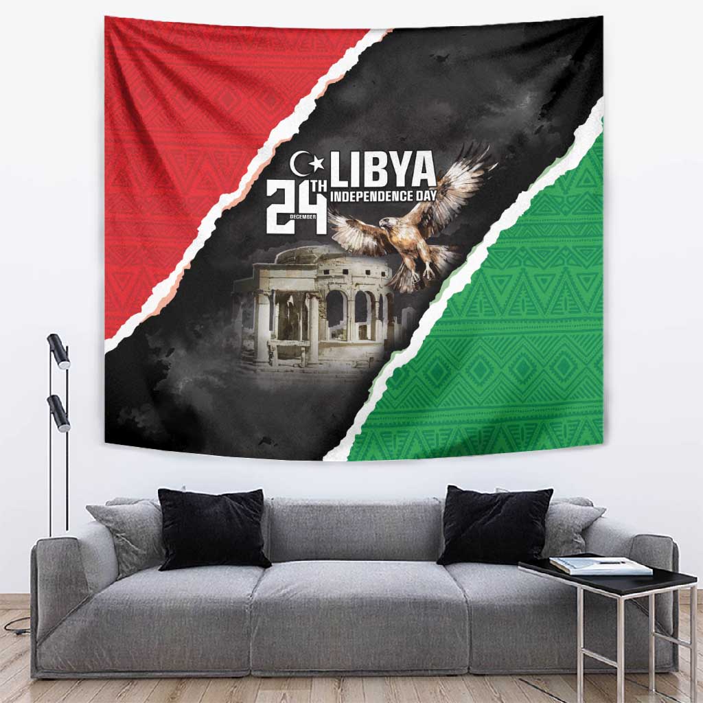 Happy Libya Independence Day Tapestry Libya In My Heart LT05
