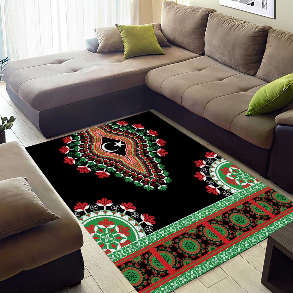 Libya Barbary Lion Area Rug Dashiki Simple Style LT05
