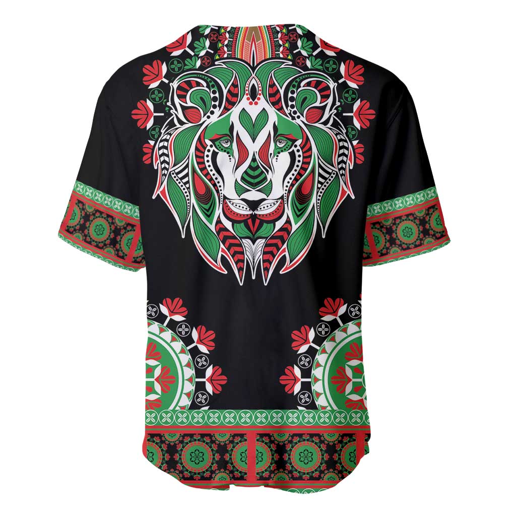 Libya Barbary Lion Baseball Jersey Dashiki Simple Style LT05