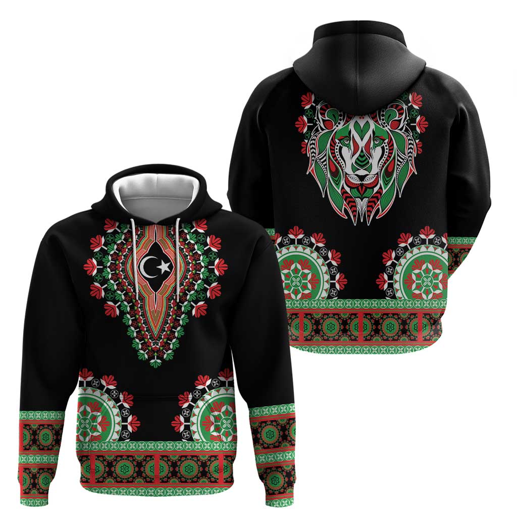 Libya Barbary Lion Hoodie Dashiki Simple Style LT05