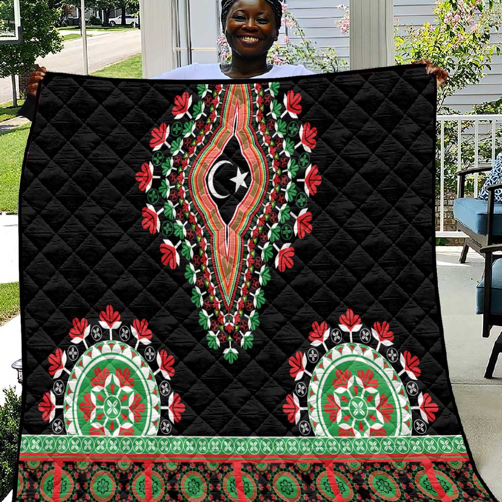 Libya Barbary Lion Quilt Dashiki Simple Style LT05
