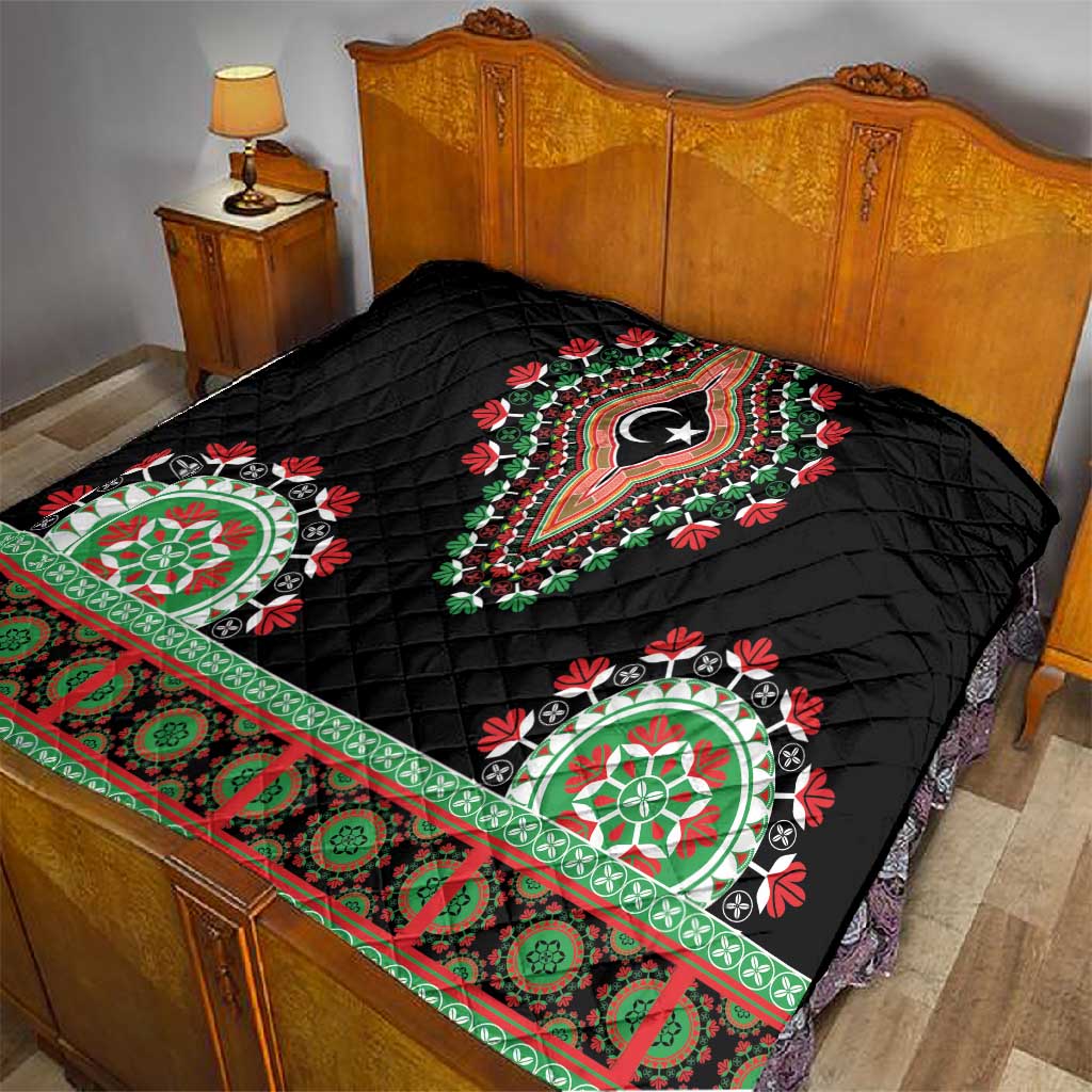 Libya Barbary Lion Quilt Dashiki Simple Style LT05