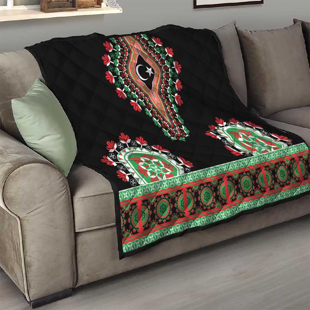 Libya Barbary Lion Quilt Dashiki Simple Style LT05