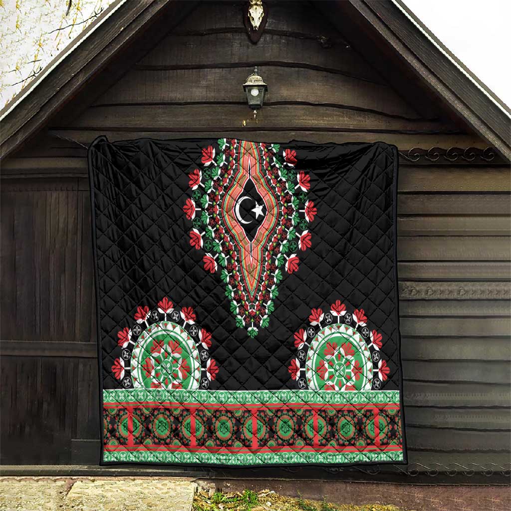 Libya Barbary Lion Quilt Dashiki Simple Style LT05