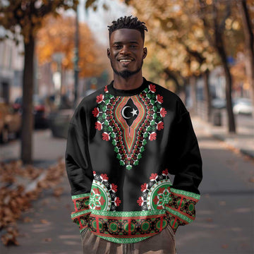 Libya Barbary Lion Sweatshirt Dashiki Simple Style LT05