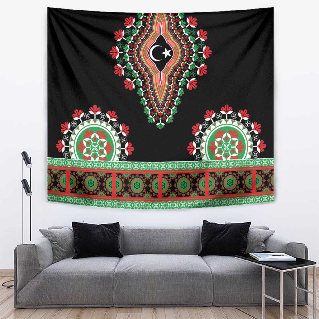 Libya Barbary Lion Tapestry Dashiki Simple Style LT05