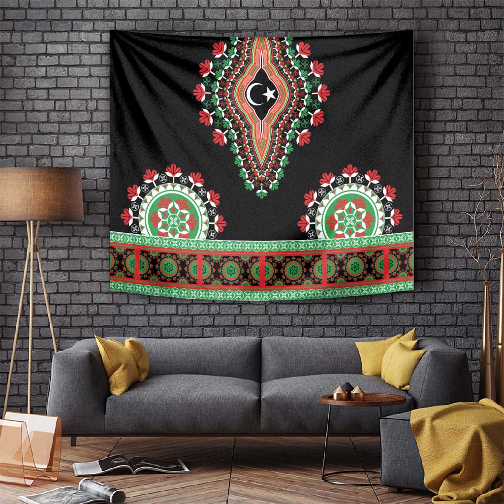 Libya Barbary Lion Tapestry Dashiki Simple Style LT05