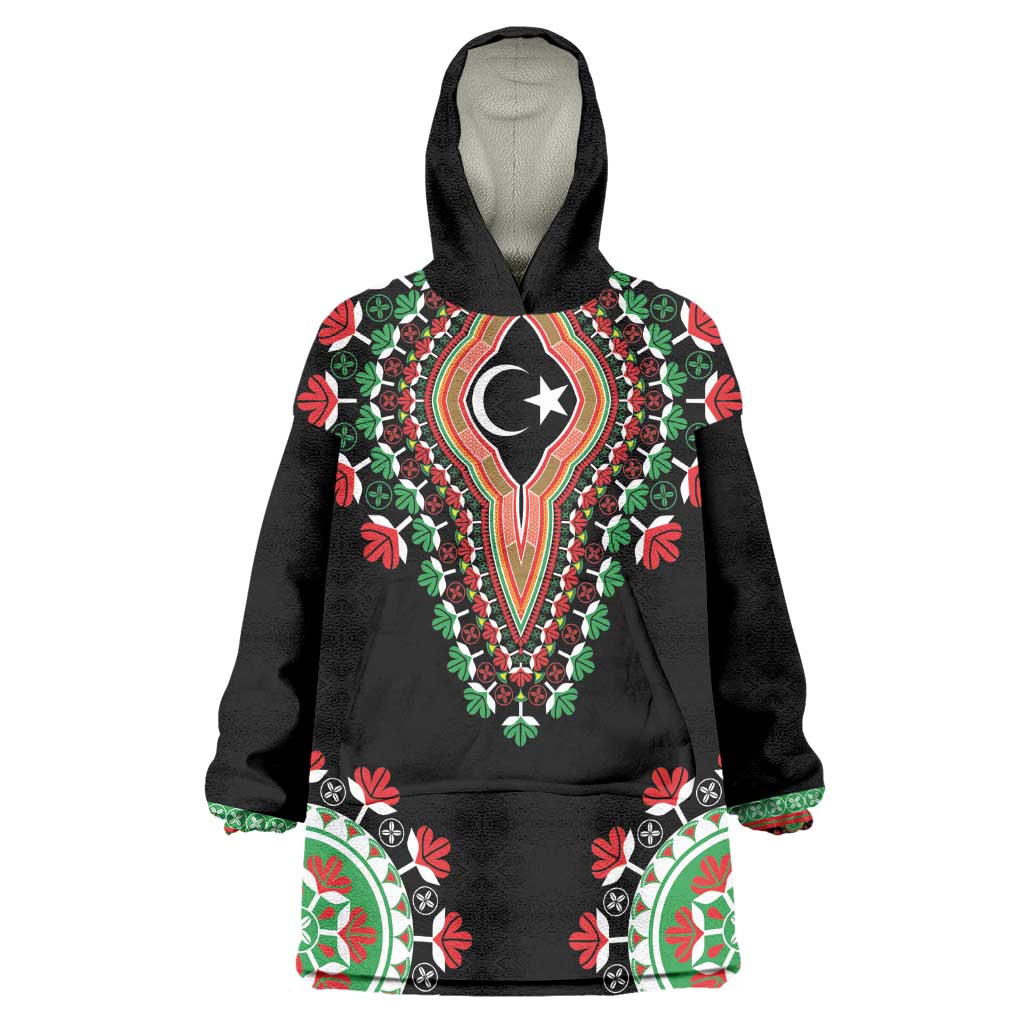 Libya Barbary Lion Wearable Blanket Hoodie Dashiki Simple Style LT05