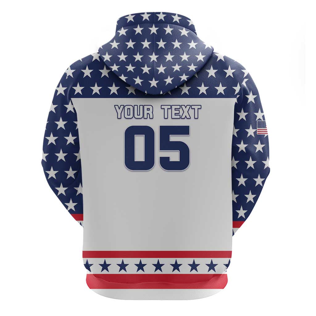 Custom United States Hockey Hoodie Go Champions USA LT05