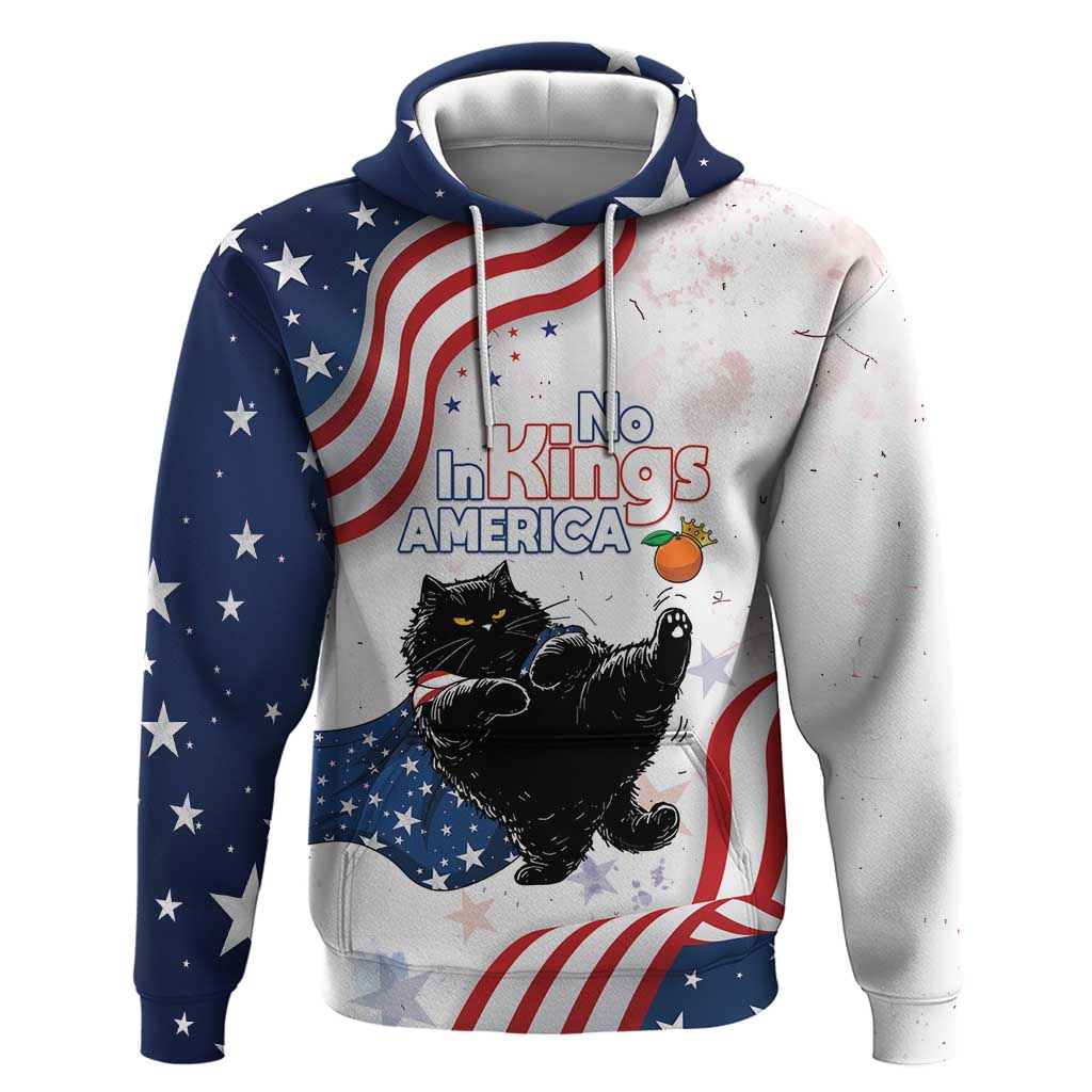 Funny Cat No Kings Hoodie Rejecting Kings Since 1776 LT05