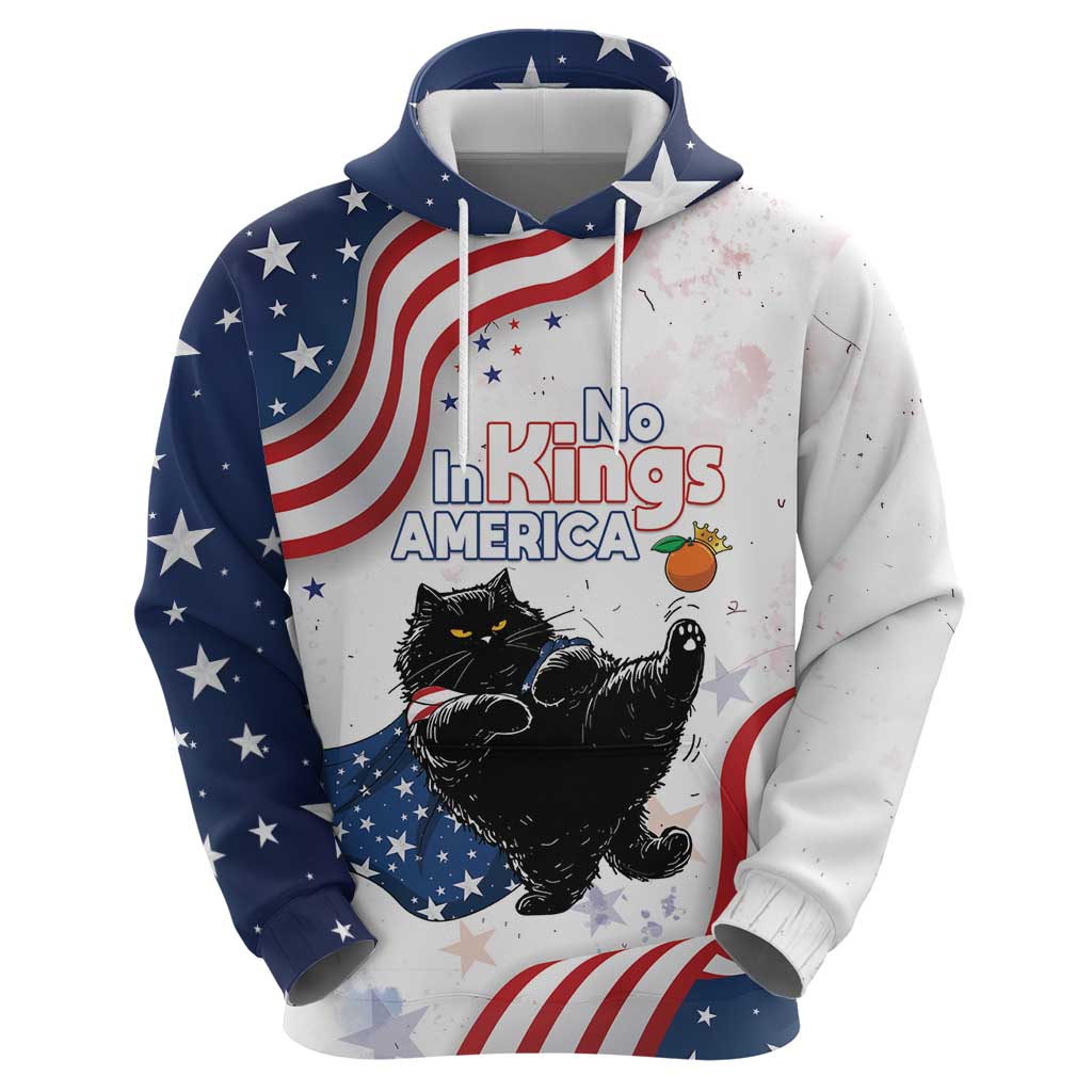 Funny Cat No Kings Hoodie Rejecting Kings Since 1776 LT05