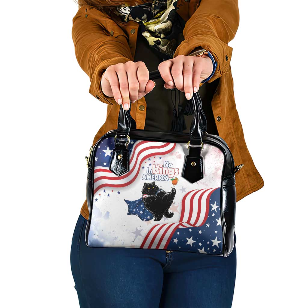 Funny Cat No Kings Shoulder Handbag Rejecting Kings Since 1776 LT05