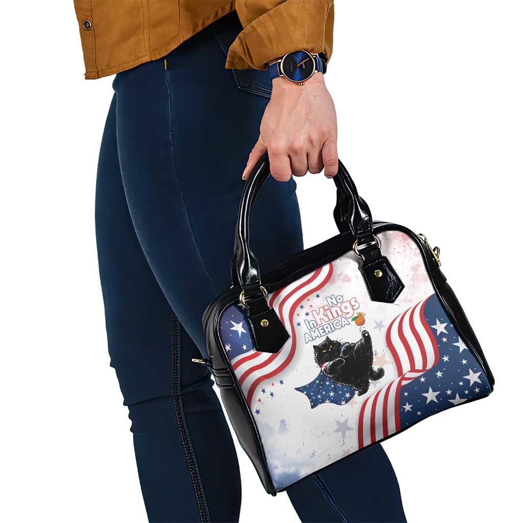 Funny Cat No Kings Shoulder Handbag Rejecting Kings Since 1776 LT05