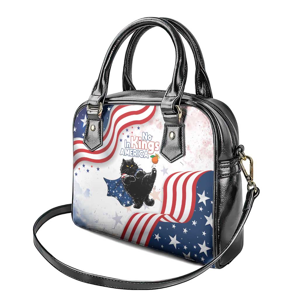 Funny Cat No Kings Shoulder Handbag Rejecting Kings Since 1776 LT05
