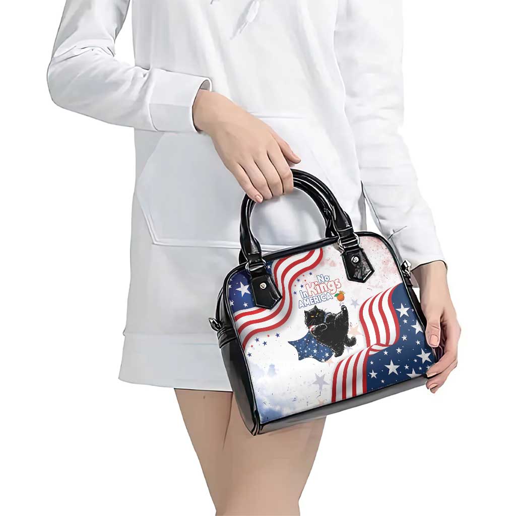 Funny Cat No Kings Shoulder Handbag Rejecting Kings Since 1776 LT05