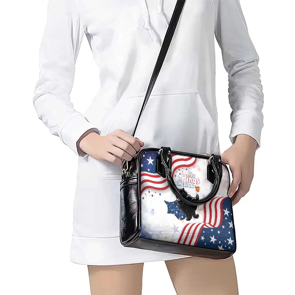 Funny Cat No Kings Shoulder Handbag Rejecting Kings Since 1776 LT05