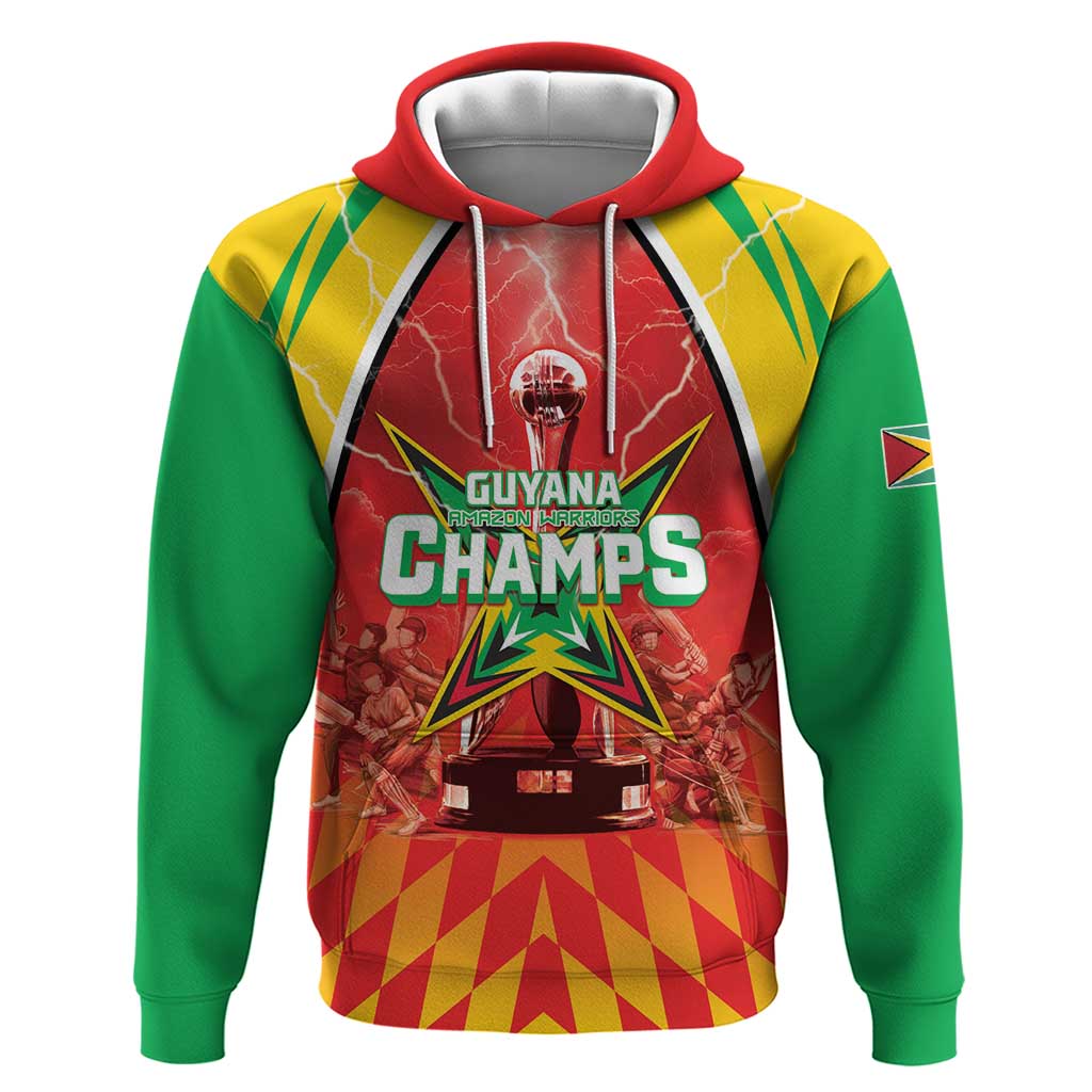 Custom Guyana Cricket Hoodie Amazon Warriors Glorious Victory LT05