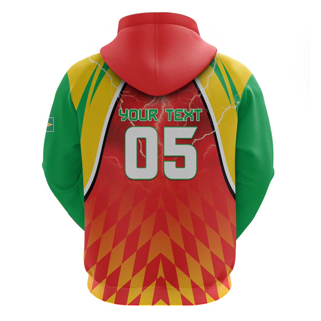Custom Guyana Cricket Hoodie Amazon Warriors Glorious Victory LT05