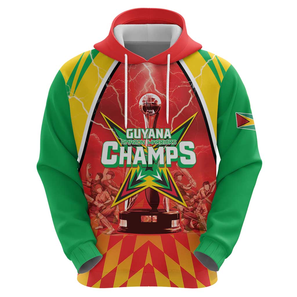 Custom Guyana Cricket Hoodie Amazon Warriors Glorious Victory LT05