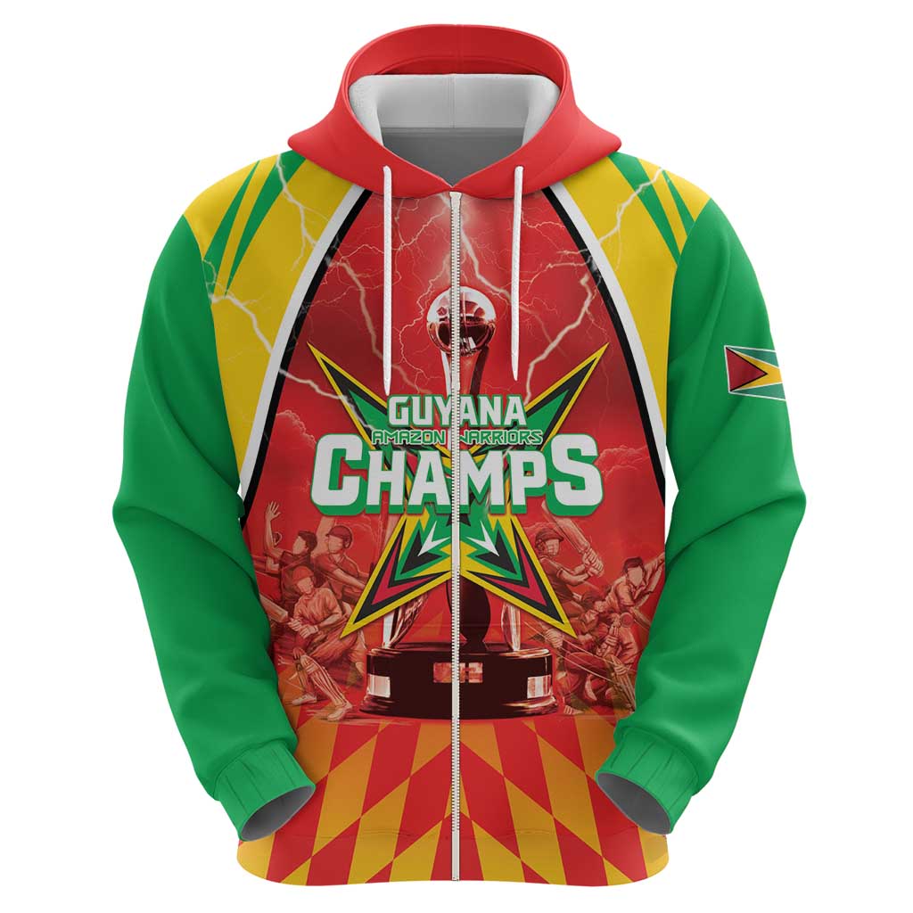 Custom Guyana Cricket Hoodie Amazon Warriors Glorious Victory LT05