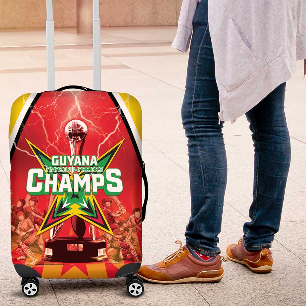Guyana Cricket Luggage Cover Amazon Warriors Glorious Victory LT05