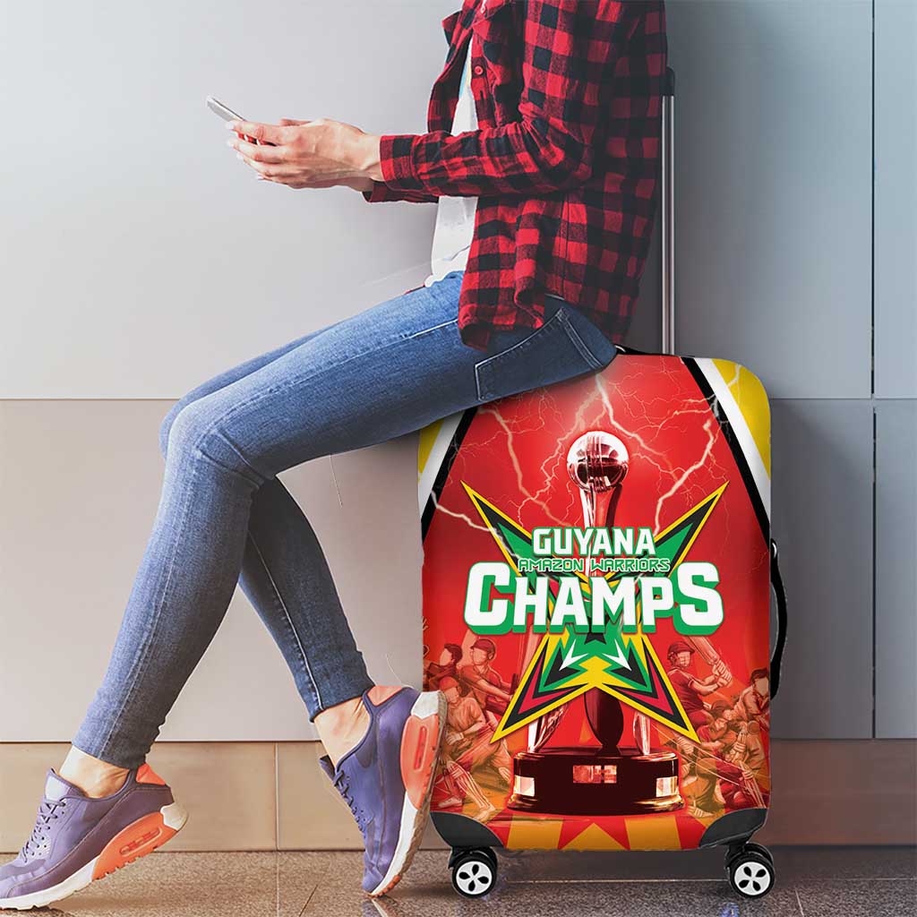 Guyana Cricket Luggage Cover Amazon Warriors Glorious Victory LT05