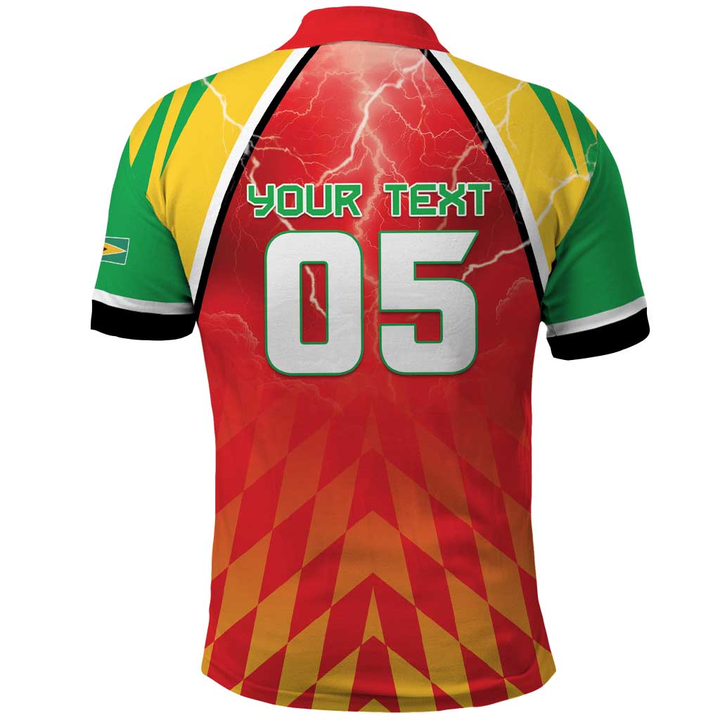 Custom Guyana Cricket Polo Shirt Amazon Warriors Glorious Victory LT05