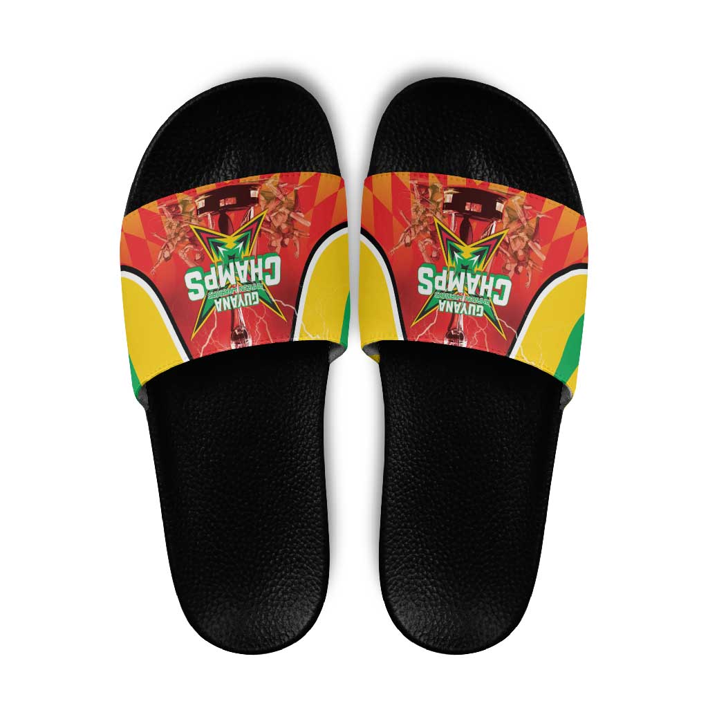 Guyana Cricket Slide Sandals Amazon Warriors Glorious Victory LT05