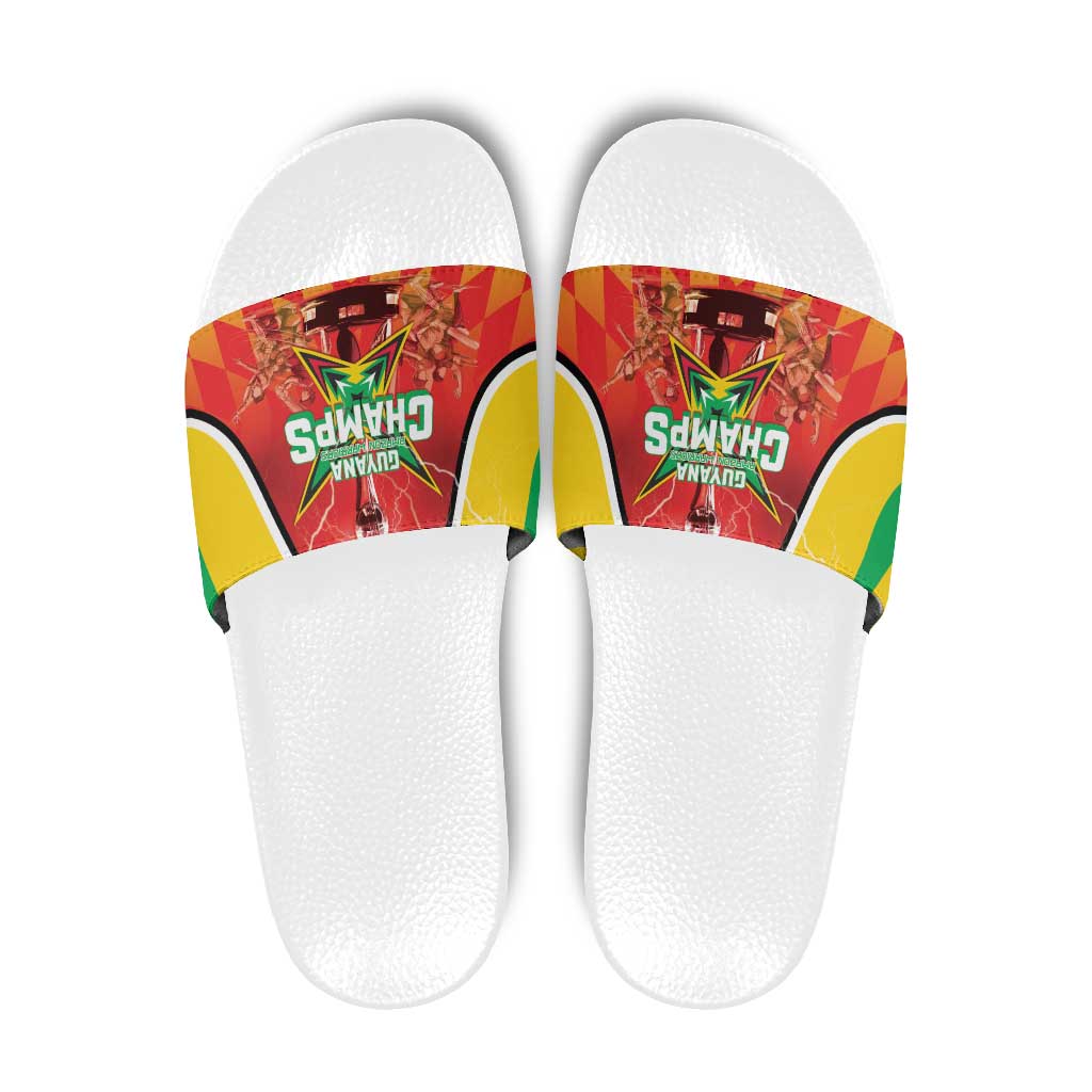 Guyana Cricket Slide Sandals Amazon Warriors Glorious Victory LT05