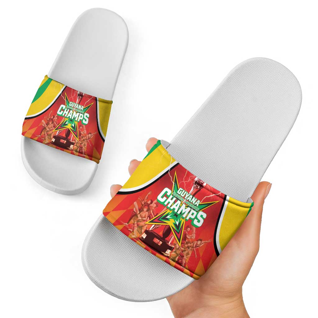Guyana Cricket Slide Sandals Amazon Warriors Glorious Victory LT05
