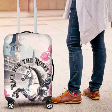 Kentucky Horse Race Luggage Cover Race For The Roses Churchill Downs LT05